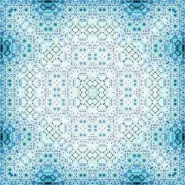 Seamless square abstract pattern. Art texture. Textiles and fashion Stock Illustration