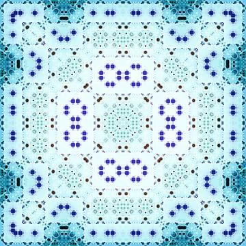 Seamless square abstract pattern. Art texture. Textiles and fashion Illustrazione stock