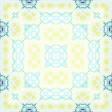 Seamless square abstract pattern. Art texture. Textiles and fashion Illustrazione stock