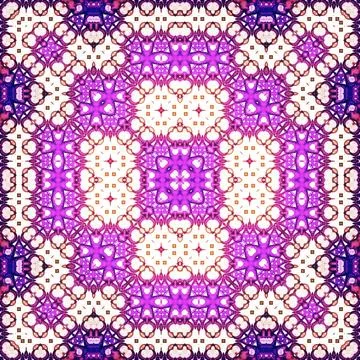 Seamless square abstract pattern. Art texture. Textiles and fashion Stock Illustration