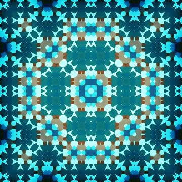 Seamless square abstract pattern. Art texture. Textiles and fashion Stock Illustration