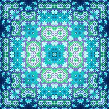 Seamless square abstract pattern. Art texture. Textiles and fashion Illustrazione stock