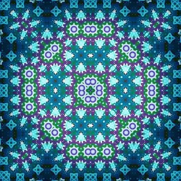 Seamless square abstract pattern. Art texture. Textiles and fashion Illustrazione stock