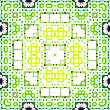 Seamless square abstract pattern. Art texture. Textiles and fashion Stock Illustration