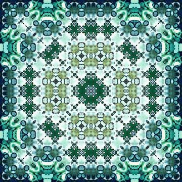 Seamless square abstract pattern. Art texture. Textiles and fashion Stock Illustration