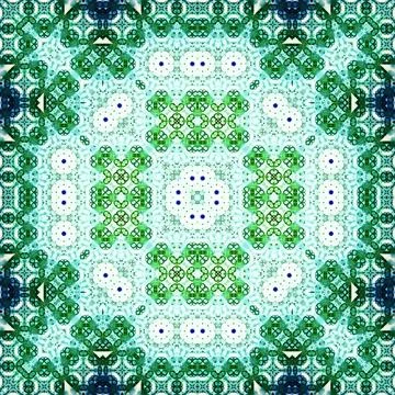 Seamless square abstract pattern. Art texture. Textiles and fashion Stock Illustration