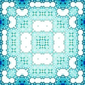 Seamless square abstract pattern. Art texture. Textiles and fashion Stock Illustration