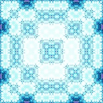 Seamless square abstract pattern. Art texture. Textiles and fashion Illustrazione stock