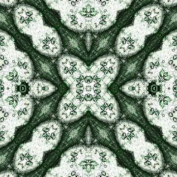 Seamless square abstract pattern. Art texture. Art mandala. Symmetrical patte イラスト素材