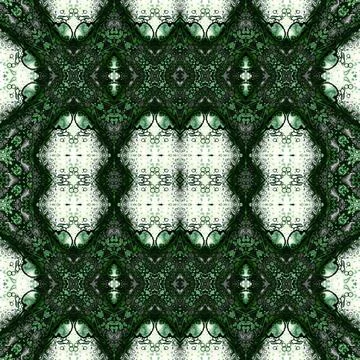 Seamless square abstract pattern. Art texture. Art mandala. Symmetrical patte Stock Illustration