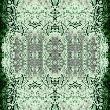 Seamless square abstract pattern. Art texture. Art mandala. Symmetrical patte Stock Illustration