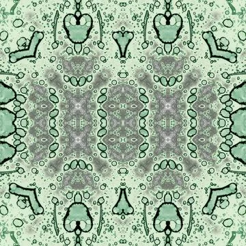 Seamless square abstract pattern. Art texture. Art mandala. Symmetrical patte Illustrazione stock