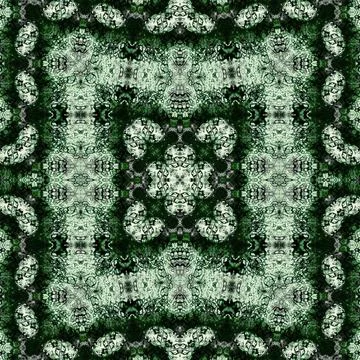 Seamless square abstract pattern. Art texture. Art mandala. Symmetrical patte Illustrazione stock