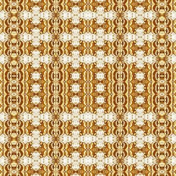 Seamless square abstract pattern. Art texture. Art mandala. Symmetrical patte Stock Illustration