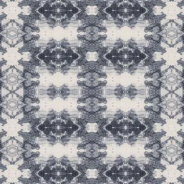 Seamless square abstract pattern. Art texture. Art mandala. Symmetrical patte Stock Illustration