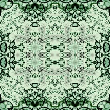 Seamless square abstract pattern. Art texture. Art mandala. Symmetrical patte Stock Illustration