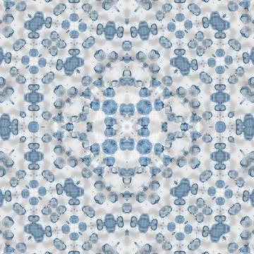 Seamless square abstract pattern. Art texture. Art mandala. Symmetrical patte Illustrazione stock