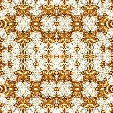 Seamless square abstract pattern. Art texture. Art mandala. Symmetrical patte Stockillustratie