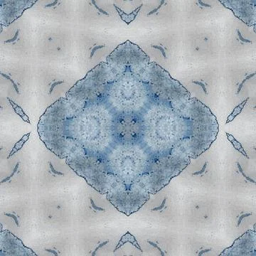 Seamless square abstract pattern. Art texture. Art mandala. Symmetrical patte Stock Illustration