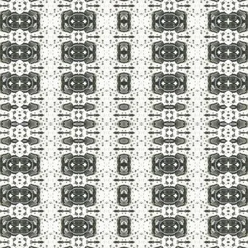 Seamless square abstract pattern. Art texture. Art mandala. Symmetrical patte Illustrazione stock