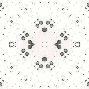 Seamless square abstract pattern. Art texture. Art mandala. Symmetrical patte Illustrazione stock