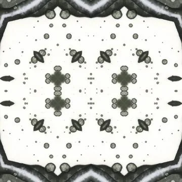 Seamless square abstract pattern. Art texture. Art mandala. Symmetrical patte Illustrazione stock