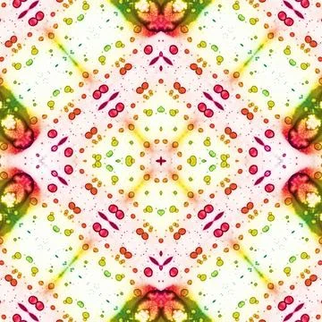 Seamless square abstract pattern. Art texture. Art mandala. Symmetrical patte Illustrazione stock