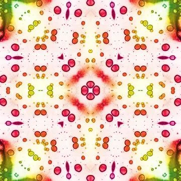 Seamless square abstract pattern. Art texture. Art mandala. Symmetrical patte Illustrazione stock