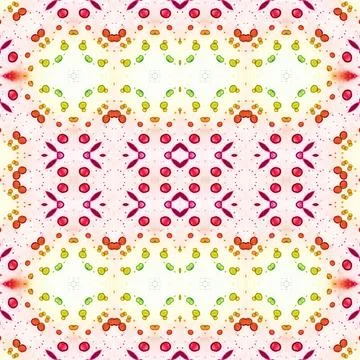 Seamless square abstract pattern. Art texture. Art mandala. Symmetrical patte Illustrazione stock