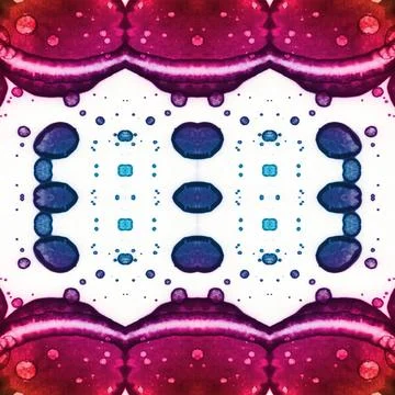 Seamless square abstract pattern. Art texture. Art mandala. Symmetrical patte Illustrazione stock