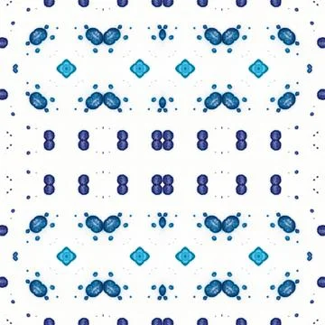 Seamless square abstract pattern. Art texture. Art mandala. Symmetrical patte Stock Illustration