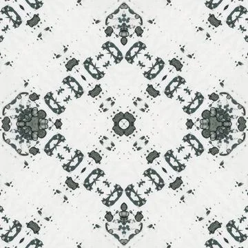 Seamless square abstract pattern. Art texture. Art mandala. Symmetrical patte Illustrazione stock