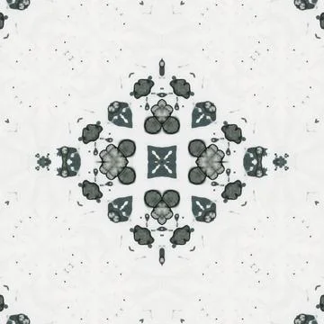 Seamless square abstract pattern. Art texture. Art mandala. Symmetrical patte Stock Illustration