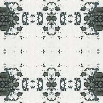 Seamless square abstract pattern. Art texture. Art mandala. Symmetrical patte Illustrazione stock