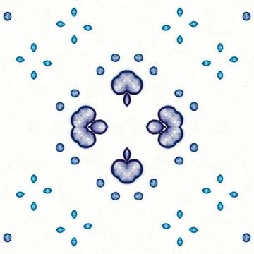 Seamless square abstract pattern. Art texture. Art mandala. Symmetrical patte Stock Illustration