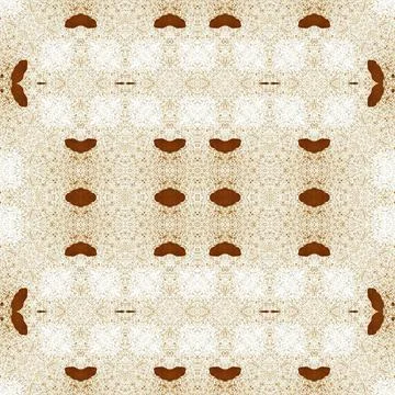 Seamless square abstract pattern. Art texture. Art mandala. Symmetrical patte Illustrazione stock