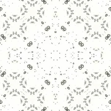 Seamless square abstract pattern. Art texture. Art mandala. Symmetrical patte Stock Illustration