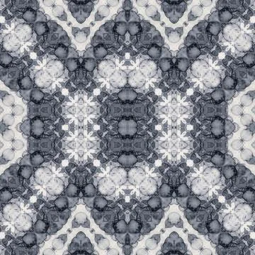 Seamless square abstract pattern. Art texture. Art mandala. Symmetrical patte Stockillustratie