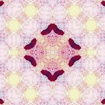 Seamless square abstract pattern. Art texture. Art mandala. Symmetrical patte Stock Illustration