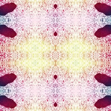 Seamless square abstract pattern. Art texture. Art mandala. Symmetrical patte Stock Illustration