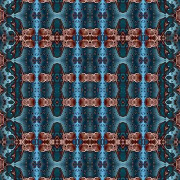 Seamless square abstract pattern. Art texture. Art mandala. Symmetrical patte Illustrazione stock