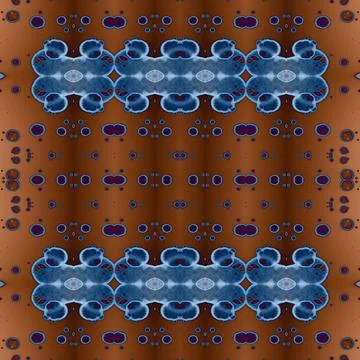 Seamless square abstract pattern. Art texture. Art mandala. Symmetrical patte Stock Illustration