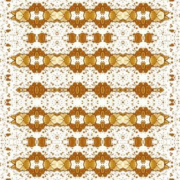 Seamless square abstract pattern. Art texture. Art mandala. Symmetrical patte イラスト素材