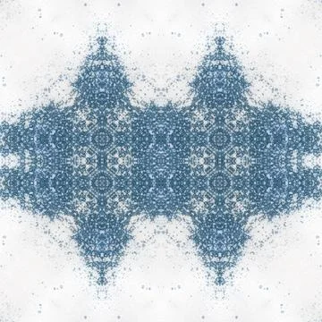 Seamless square abstract pattern. Art texture. Art mandala. Symmetrical patte Illustrazione stock