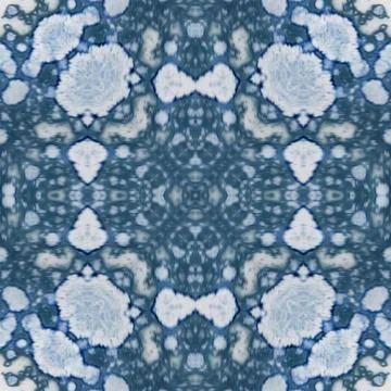 Seamless square abstract pattern. Art texture. Art mandala. Symmetrical patte Illustrazione stock