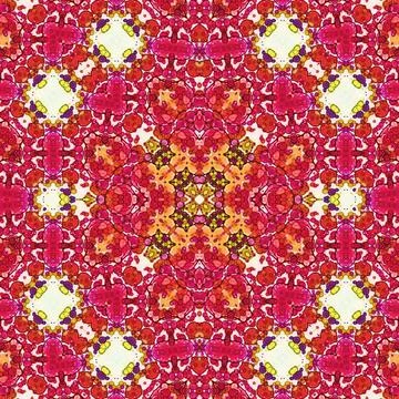 Seamless square abstract pattern. Art texture. Art mandala. Symmetrical patte Stock Illustration