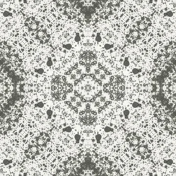 Seamless square abstract pattern. Art texture. Art mandala. Symmetrical patte Stock Illustration