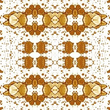 Seamless square abstract pattern. Art texture. Art mandala. Symmetrical patte Illustrazione stock