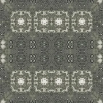Seamless square abstract pattern. Art texture. Art mandala. Symmetrical patte イラスト素材