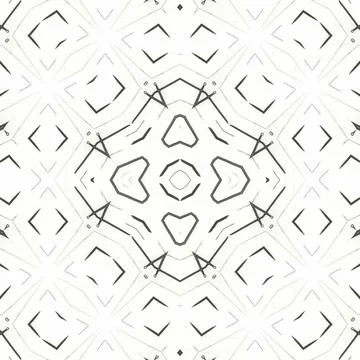 Seamless square abstract pattern. Art texture. Art mandala. Symmetrical patte Stock Illustration